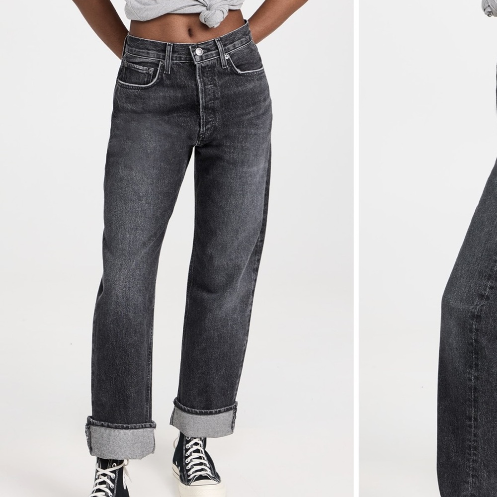 Agolde Fran Jeans in Black
